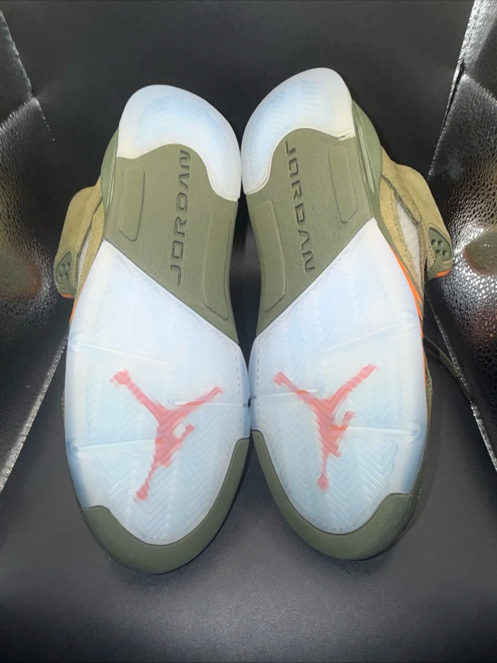 Size 5.5 (GS) - Jordan 5 Retro Mid Olive 2024, 440888-308, Clean, W/Box, Great